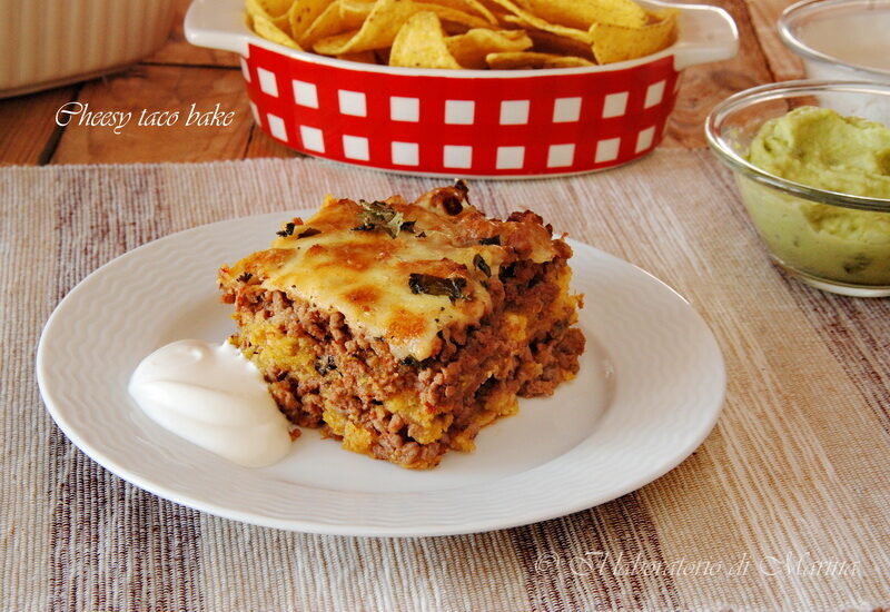 Cheesy taco bake
