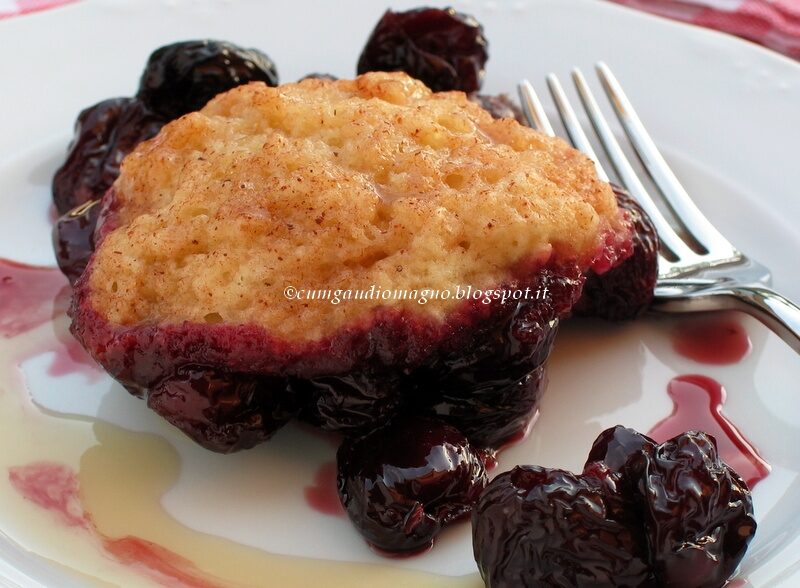 Cherry grunt, ovvero Tortine soffici alle ciliegie… in padella!