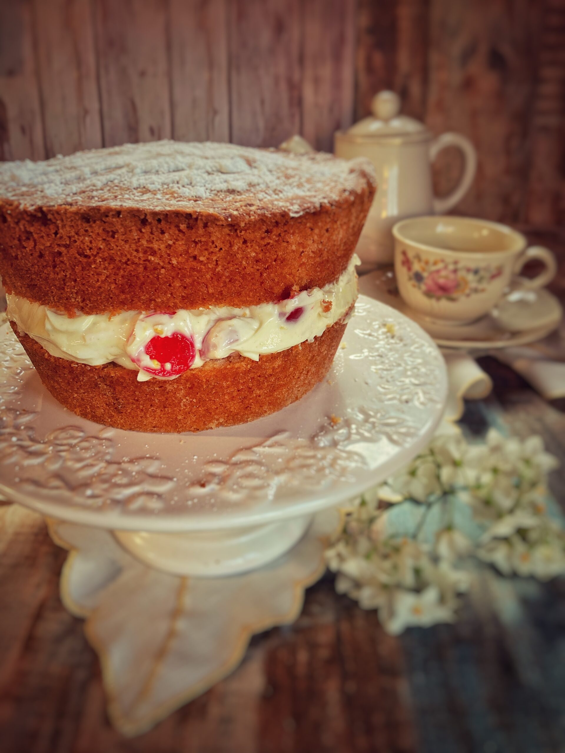 Cherry madeira cake (irlanda)