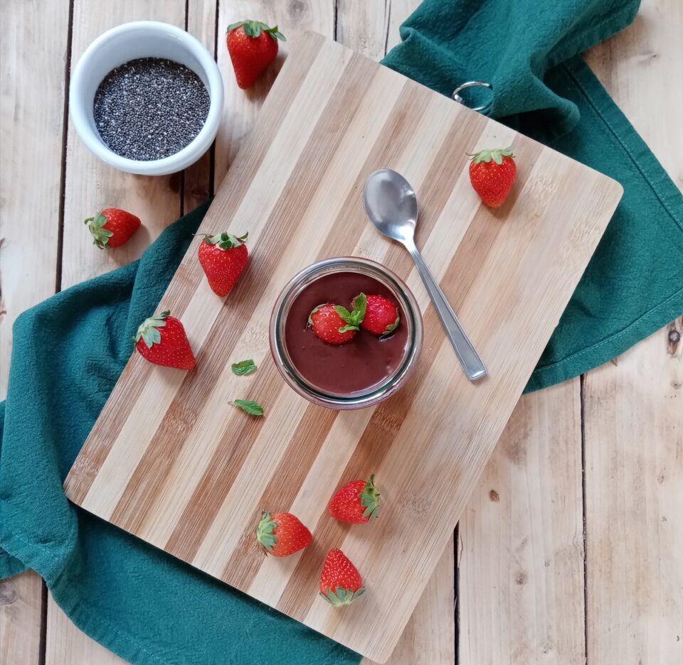 Chia pudding alle fragole