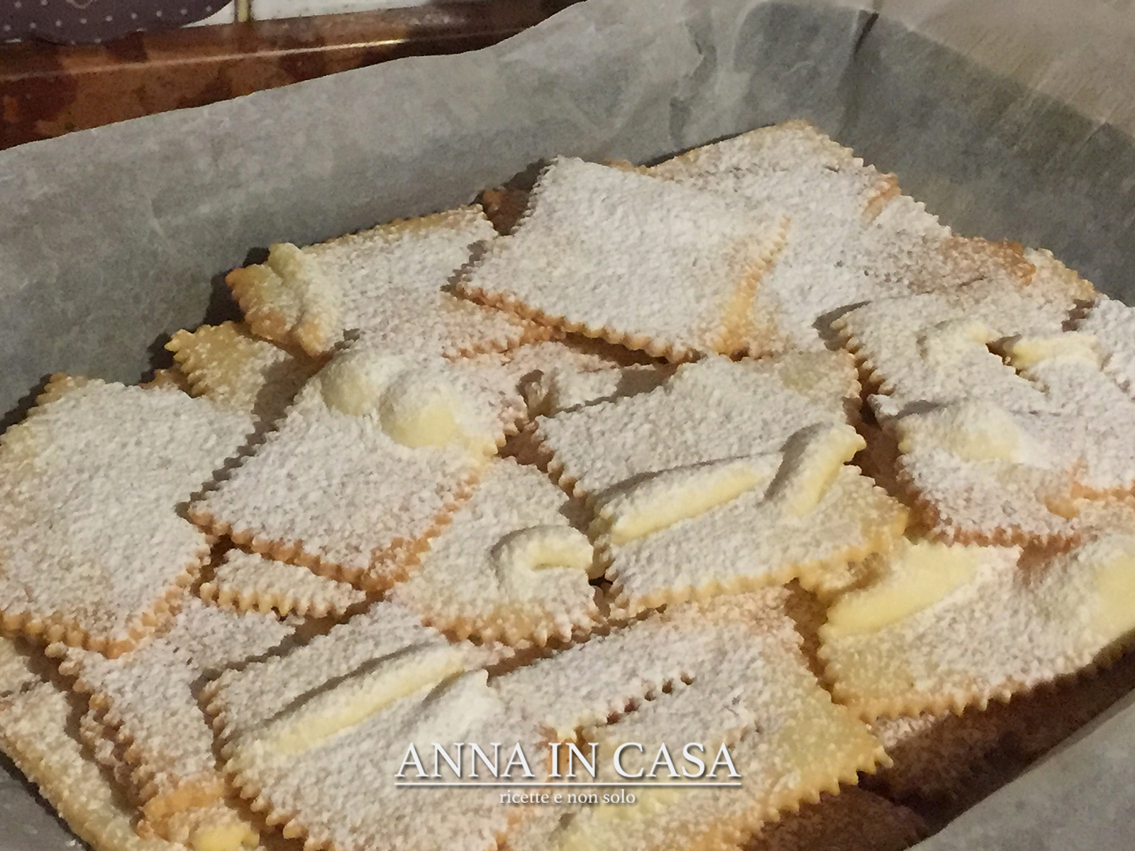 Chiacchere al forno di paola