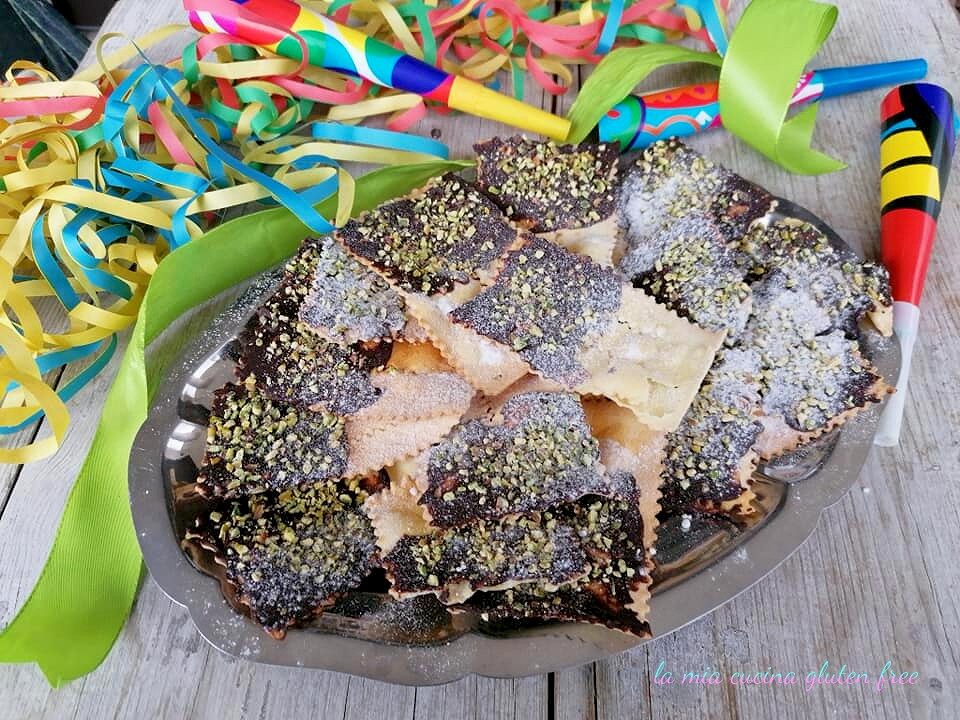 Chiacchiere al forno senza glutine
