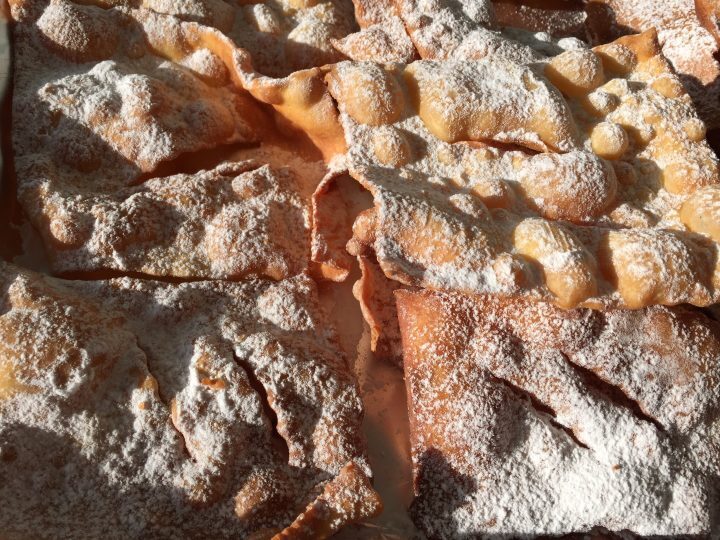 Chiacchiere al Marsala e mandarino