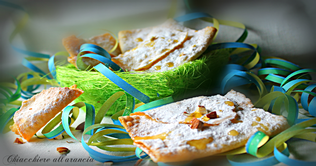 Chiacchiere all’arancia