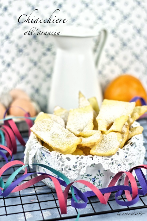 Chiacchiere all’arancia