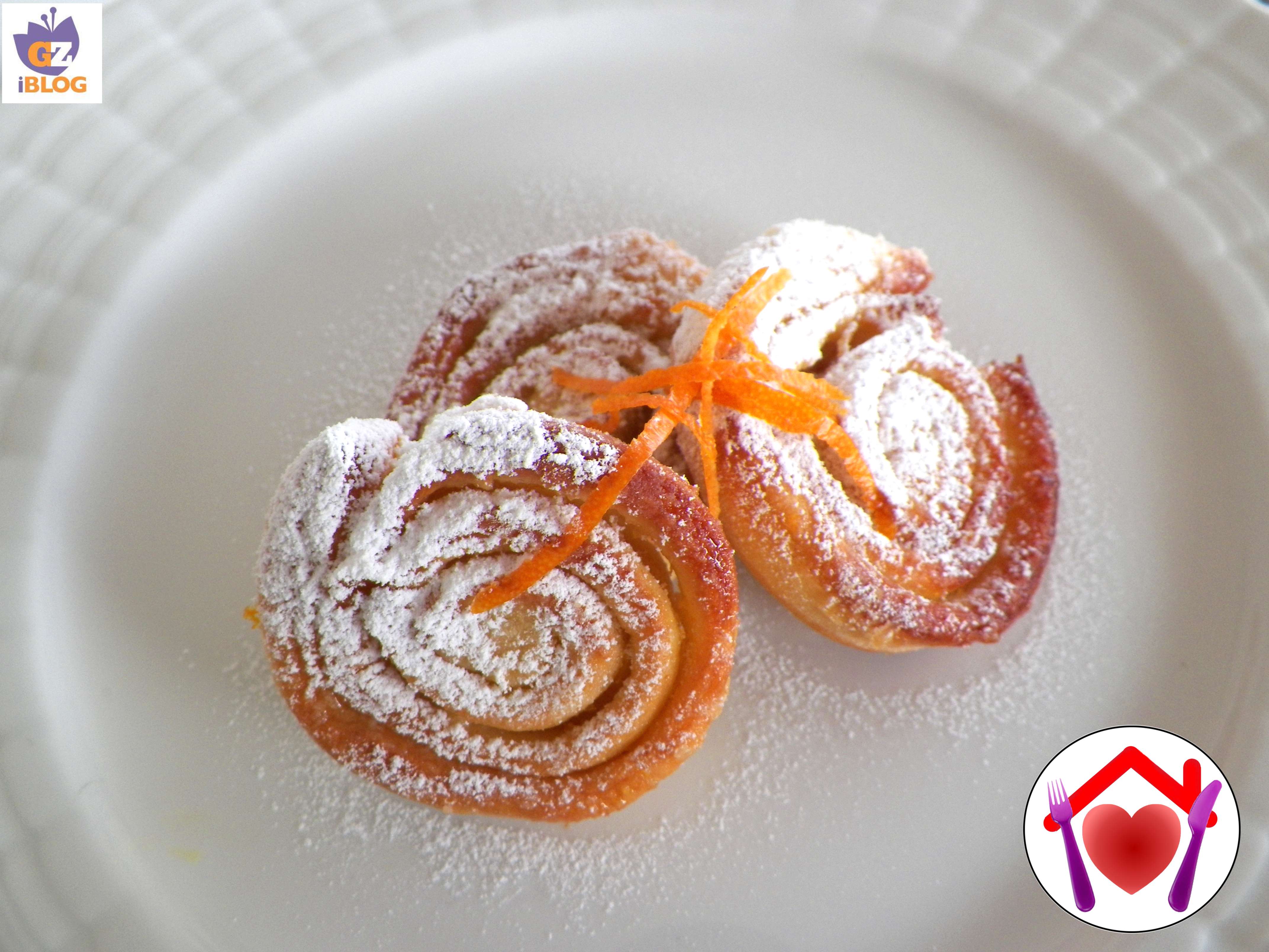 Chiacchiere: rotelle all’arancia