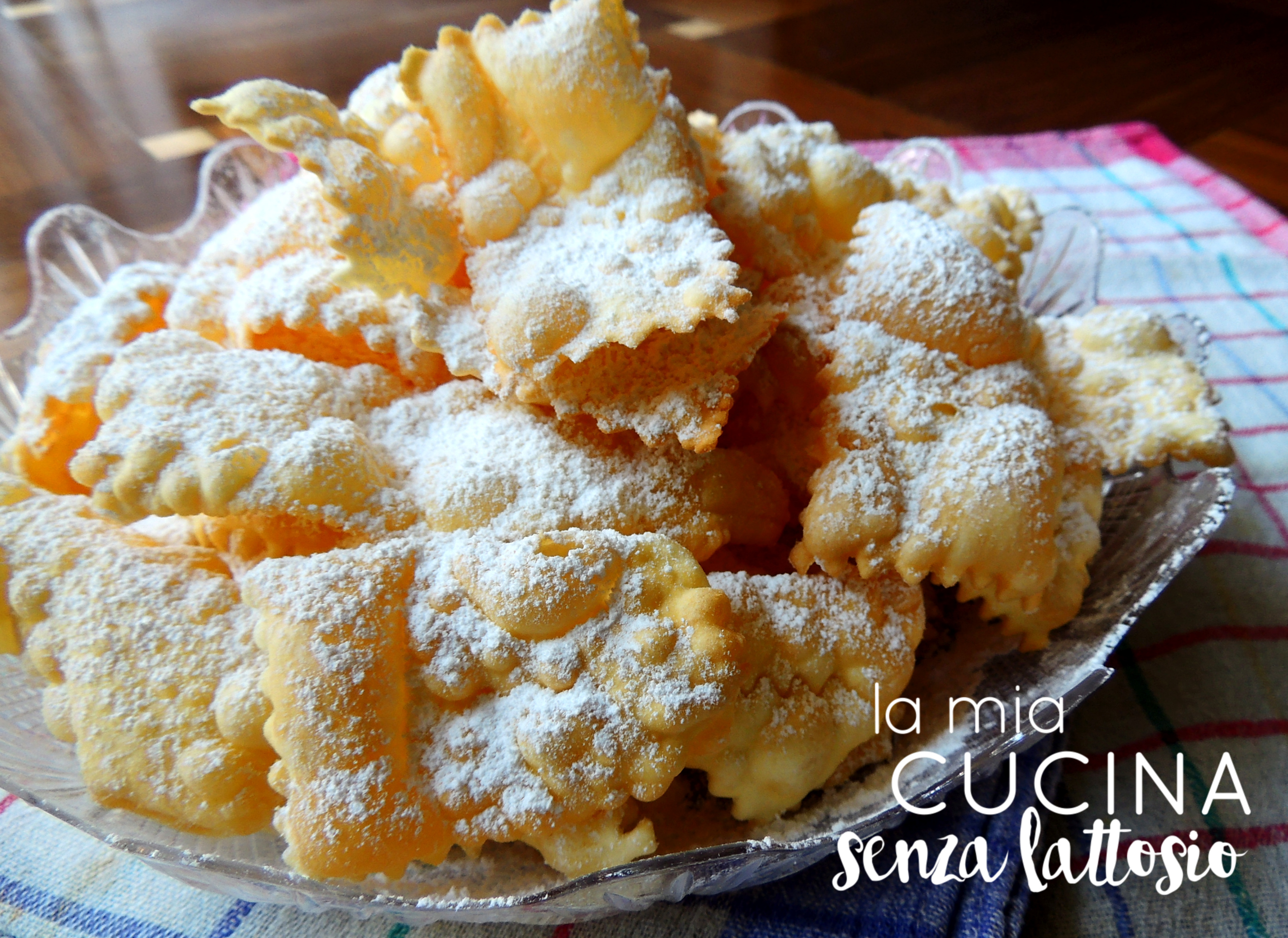 Chiacchiere senza lattosio