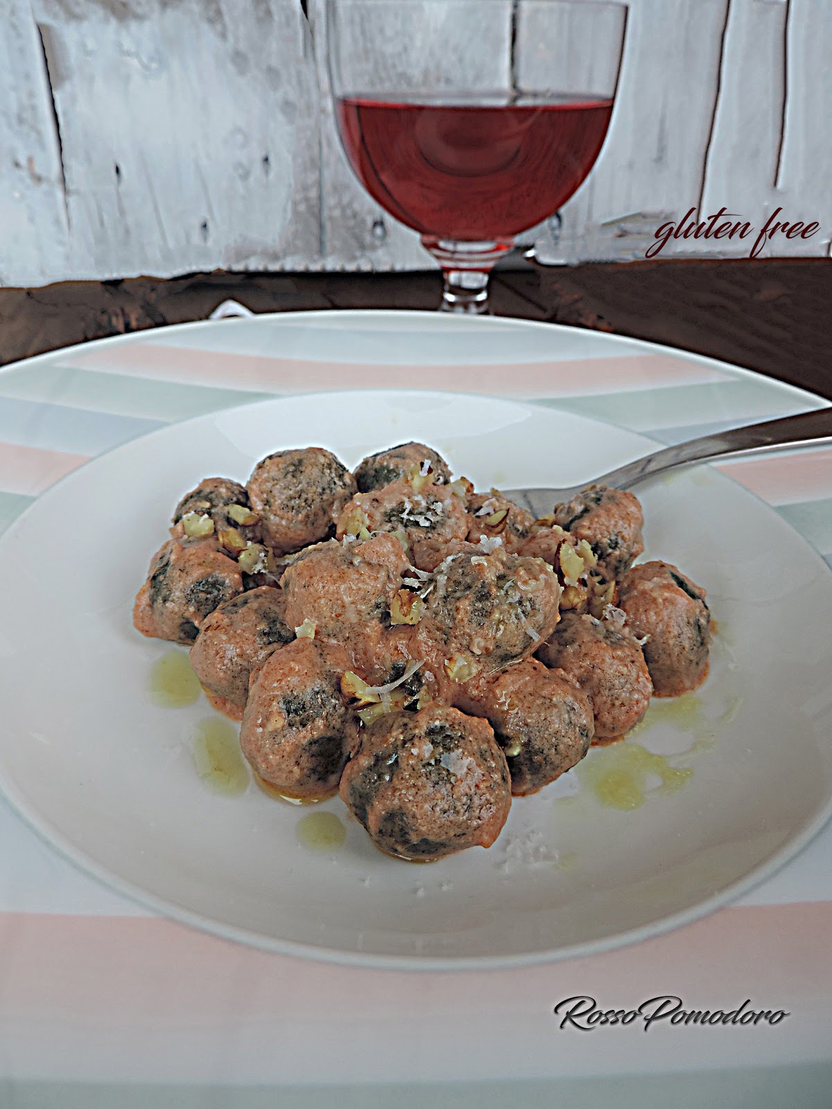 Chicche di patate, farina di castagne e cavolo nero con ricotta (gluten free)
