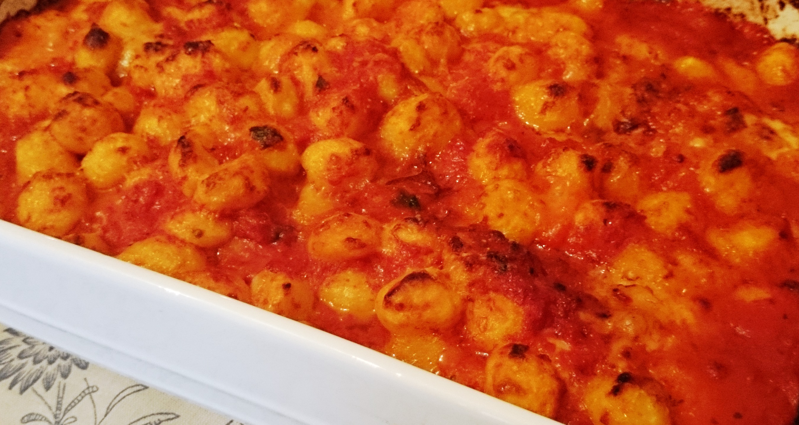 Chicche di patate gratinate al forno