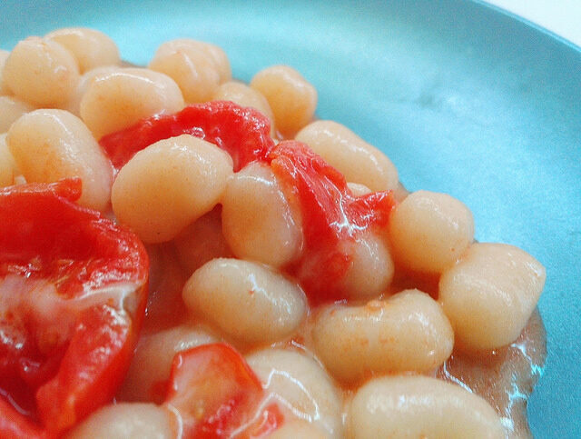 Chicche in crema di emmenthal