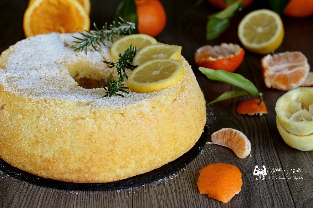 Chiffon cake agli agrumi, fluffosa profumata