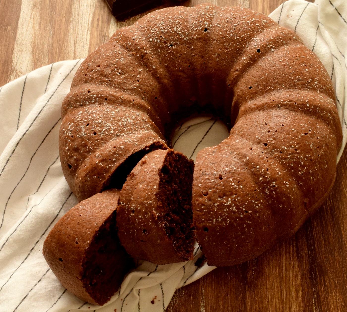 Chiffon cake al cioccolato