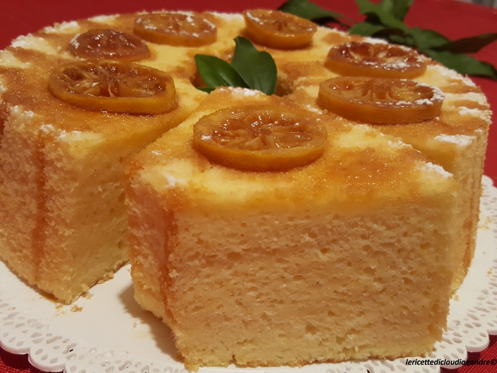 Chiffon cake al limone
