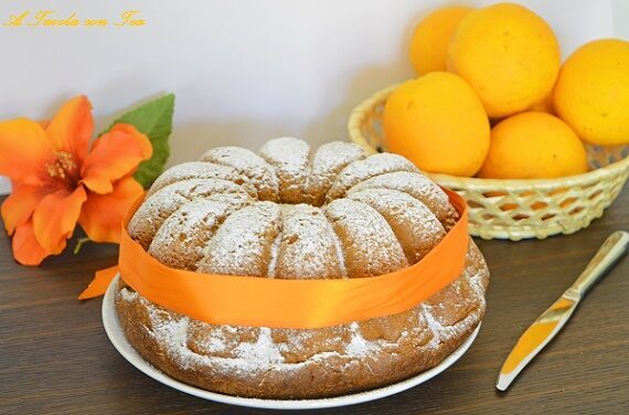 Chiffon cake all’arancia