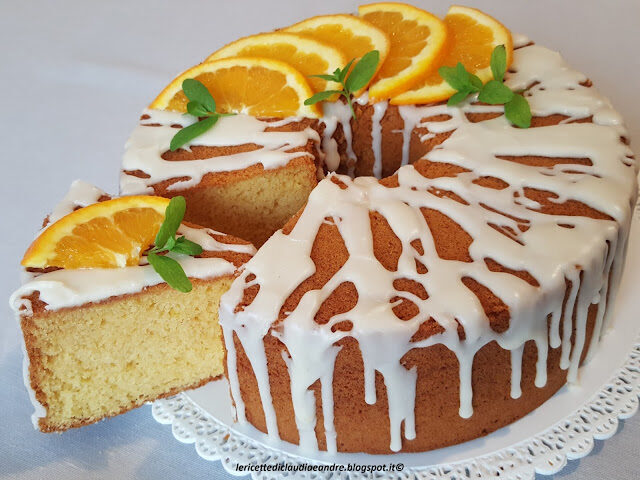 Chiffon cake allo sciroppo di arancia