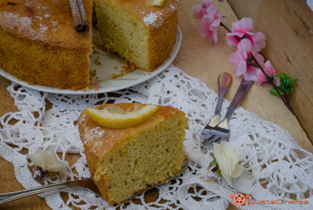 Chiffon cake anice cannella e limone