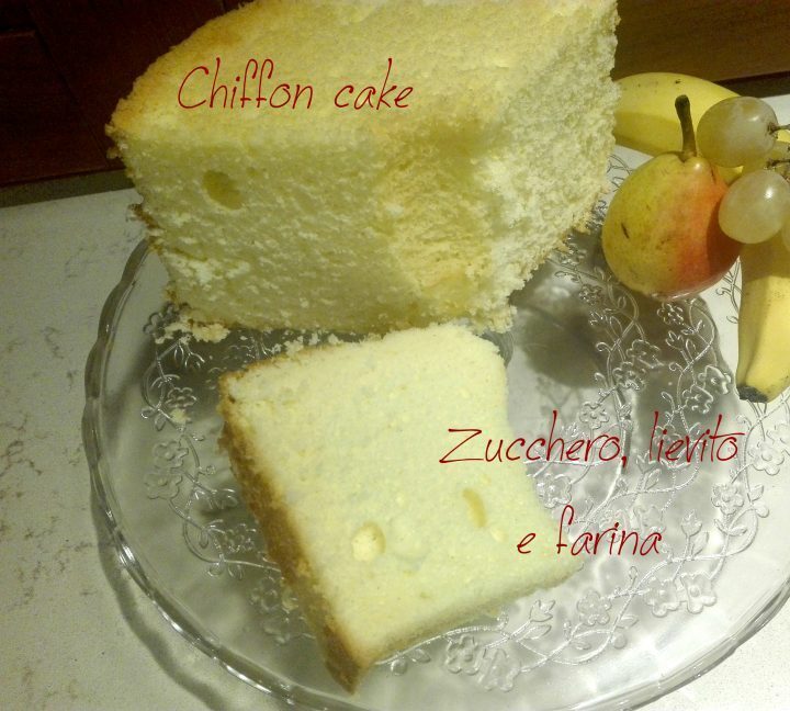 Chiffon cake – ciambellone americano