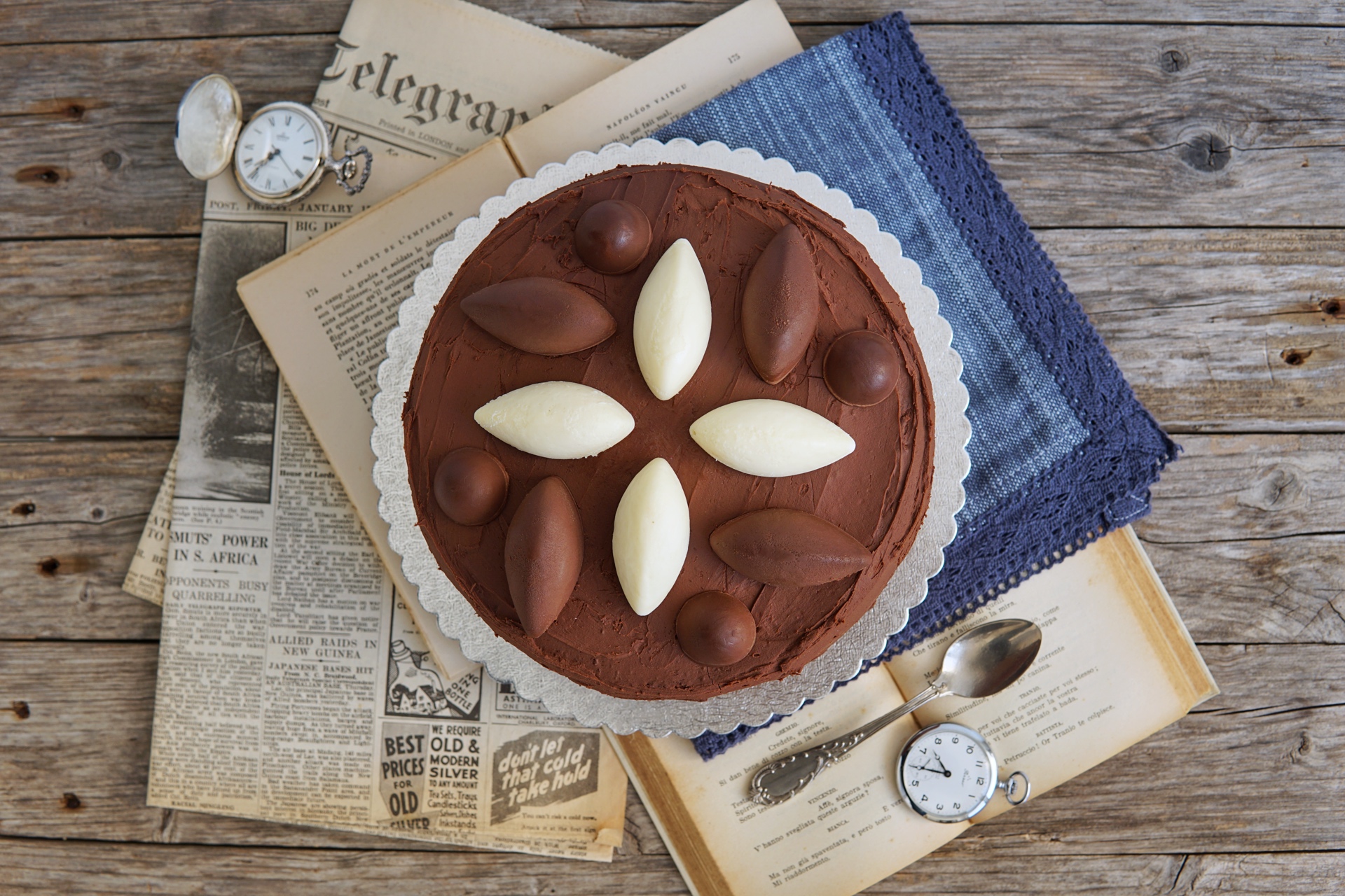 Chiffon cake con caramello salato e cheesecream al cocco