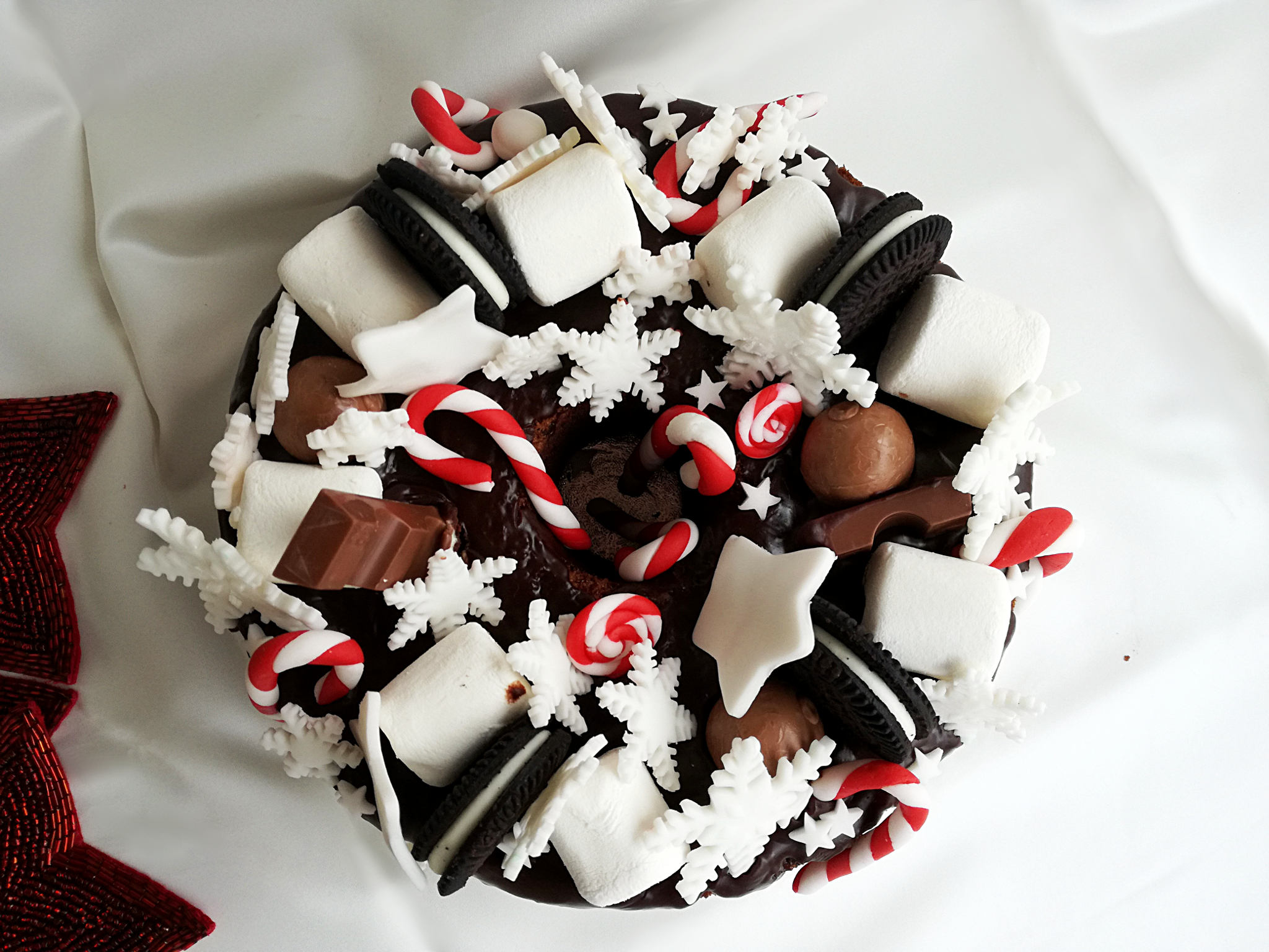 Chiffon cake con pere e cioccolato