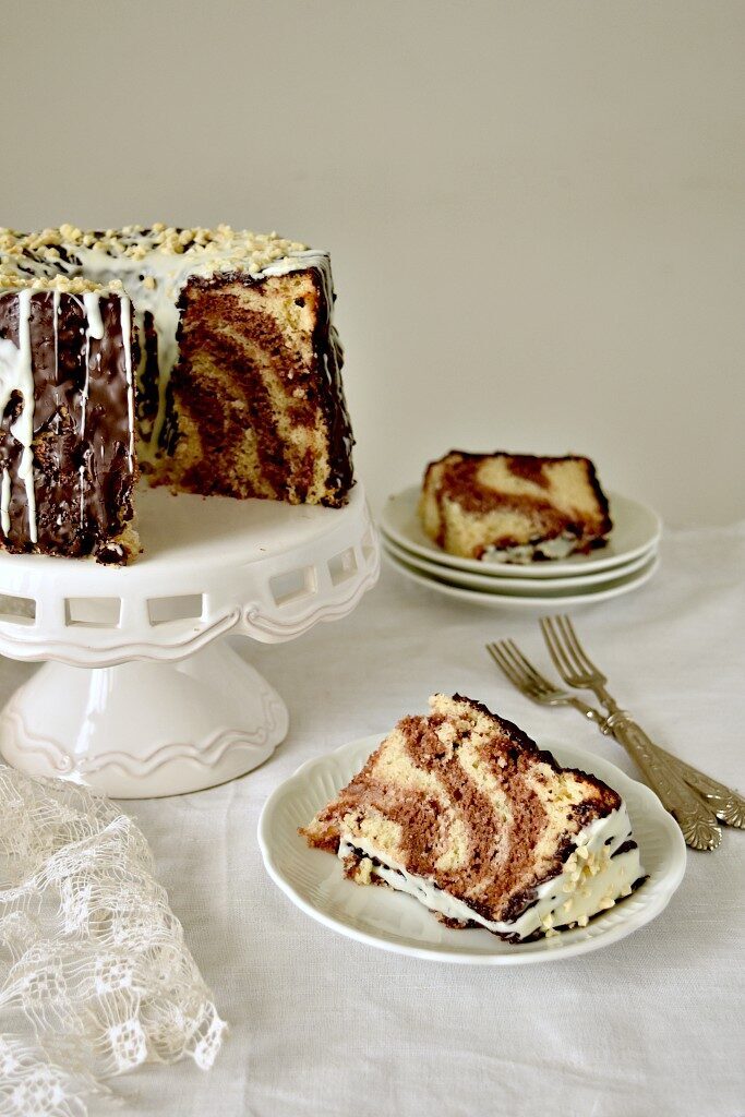 Chiffon cake marmorizzata, ricetta semplice e veloce