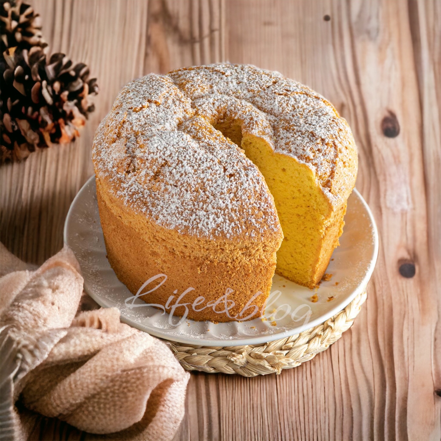 Chiffon cake -ricetta tradizionale e bimby