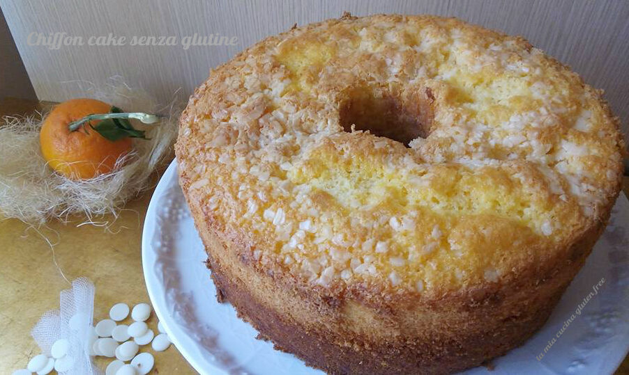 Chiffon cake senza glutine