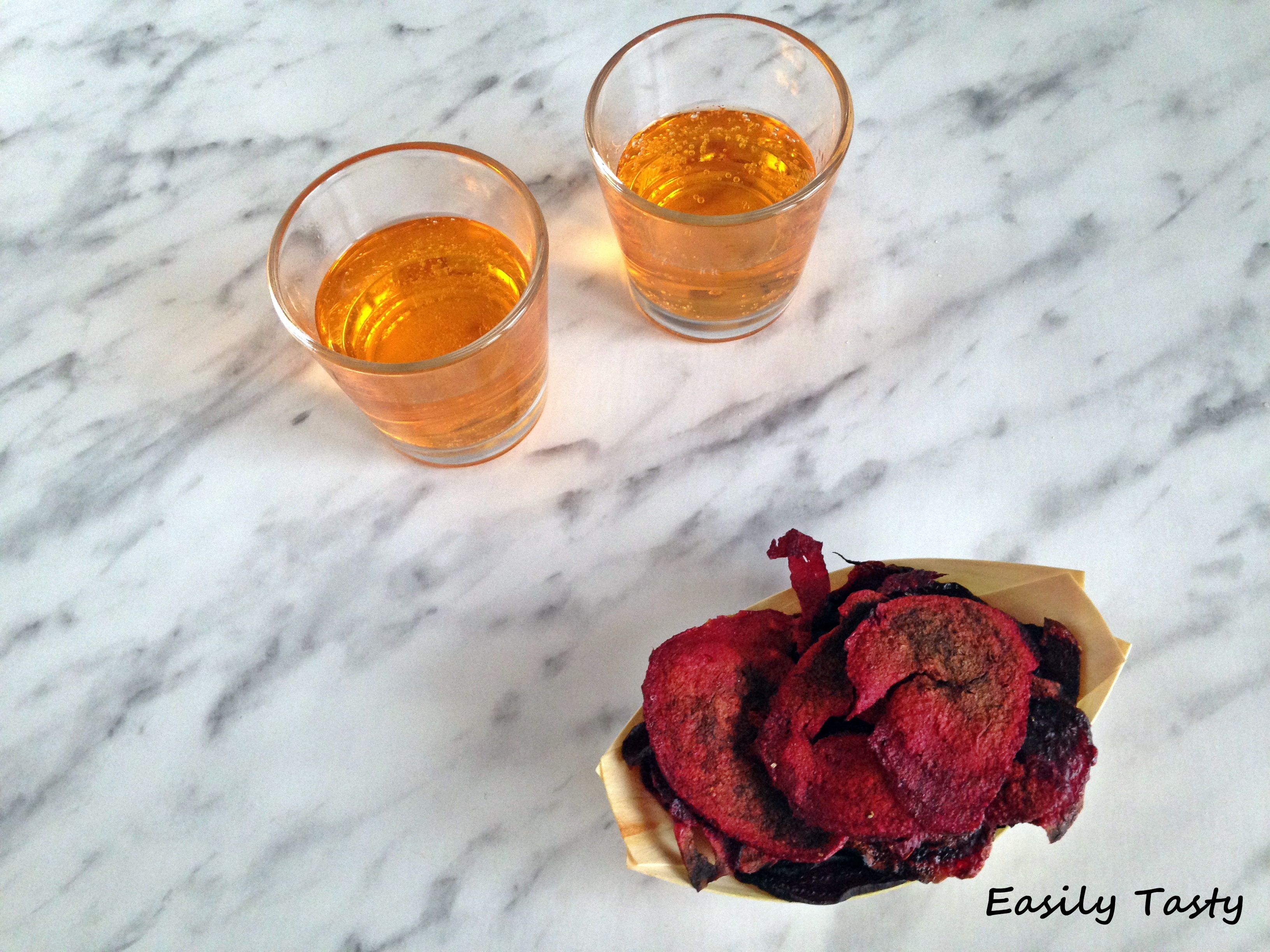 Chips di barbabietola