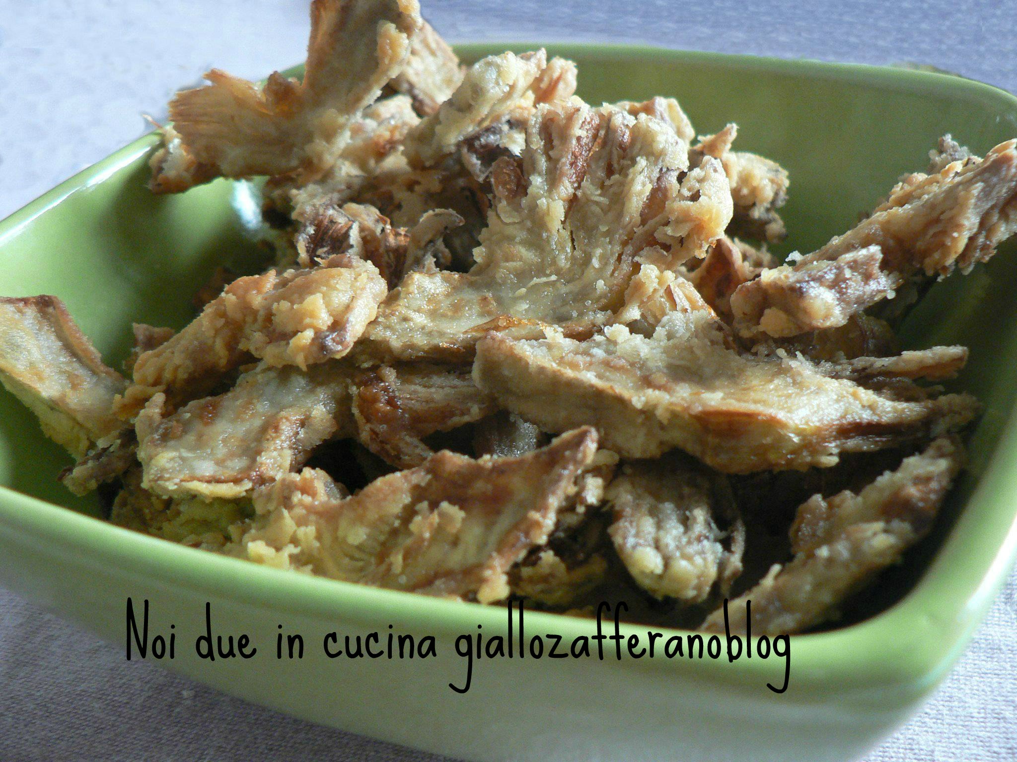 Chips di carciofi