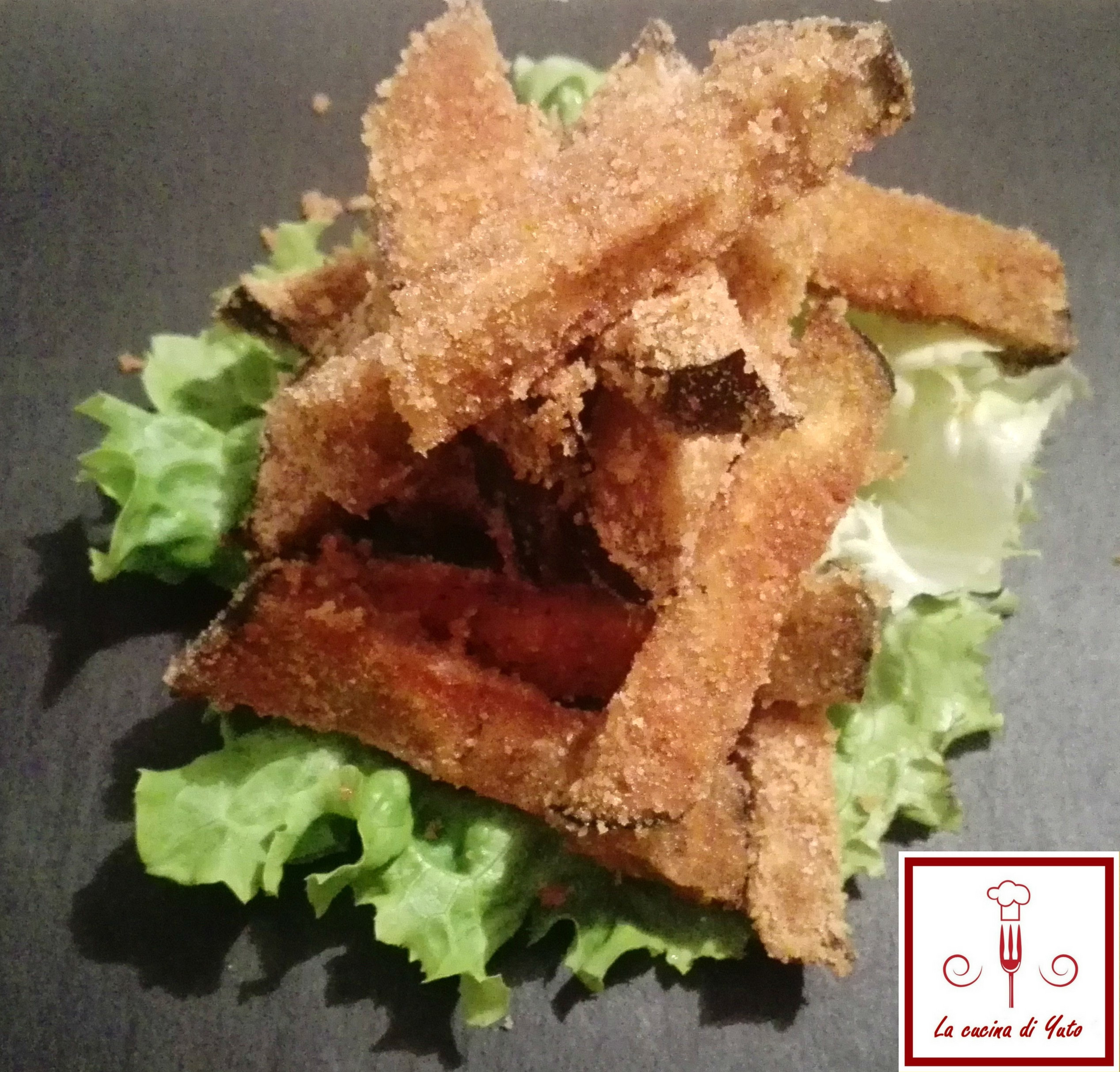 Chips di melanzane