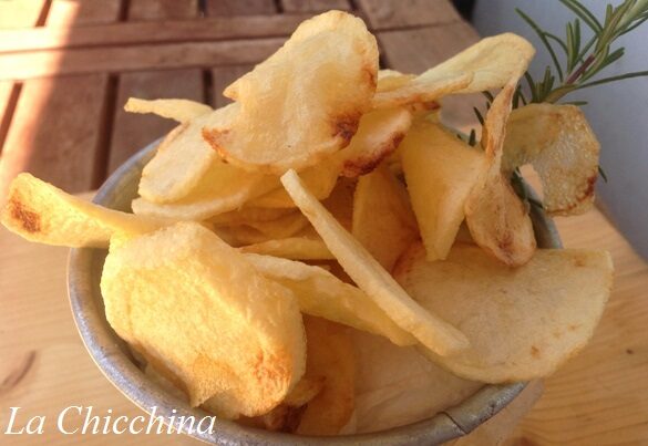 Chips di patata croccantissime