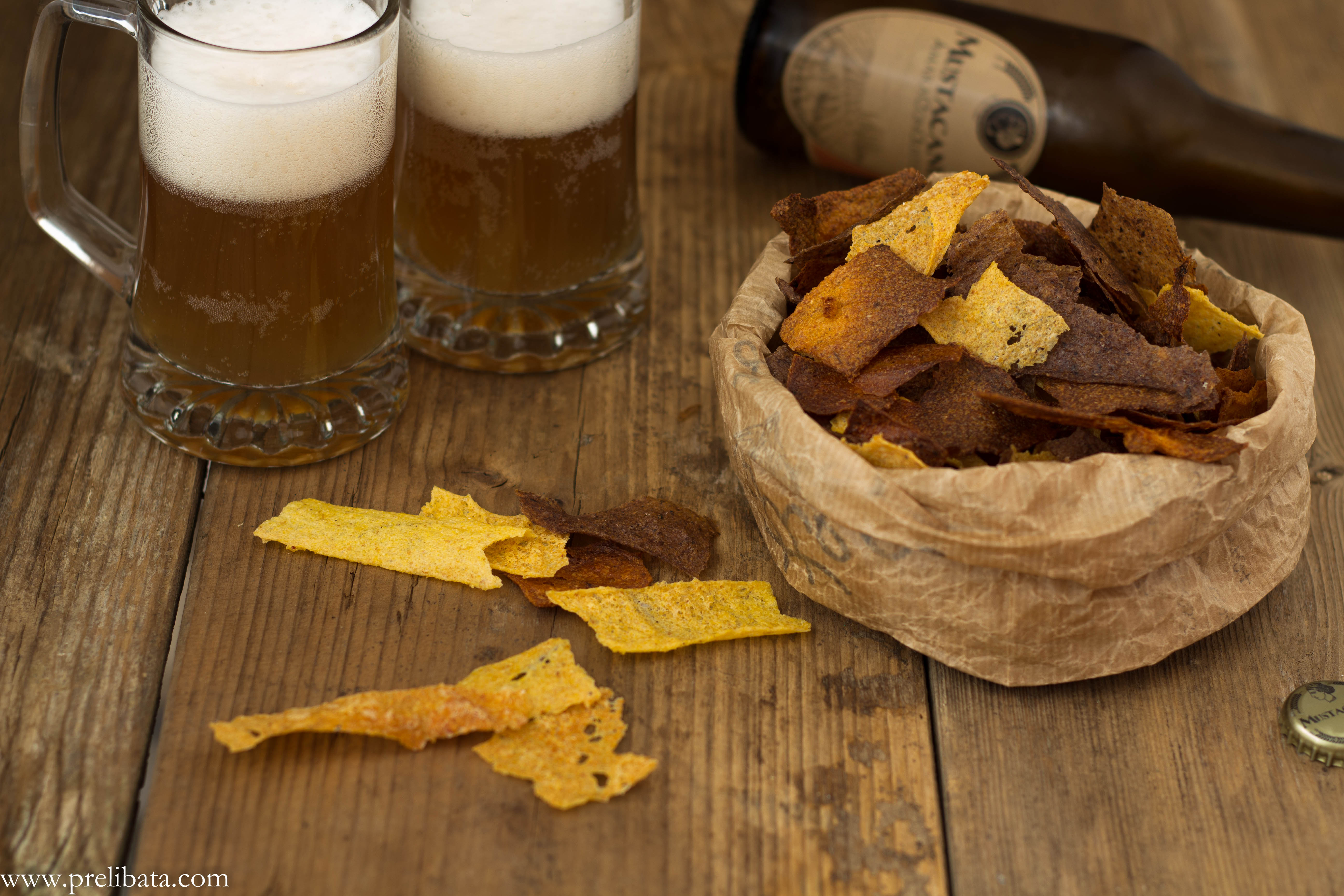Chips di polenta croccante