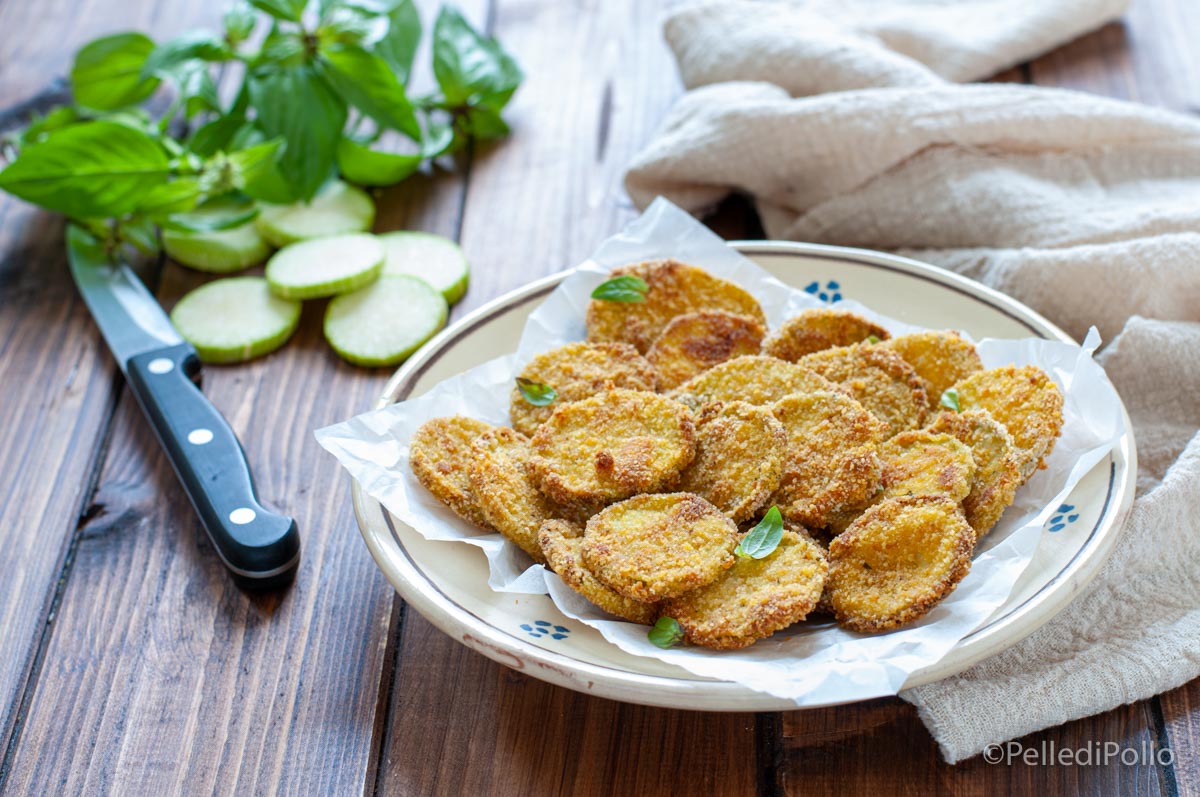 Chips di zucchine croccanti al forno