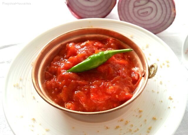 Chutney di peperoni dolci e peperoncino
