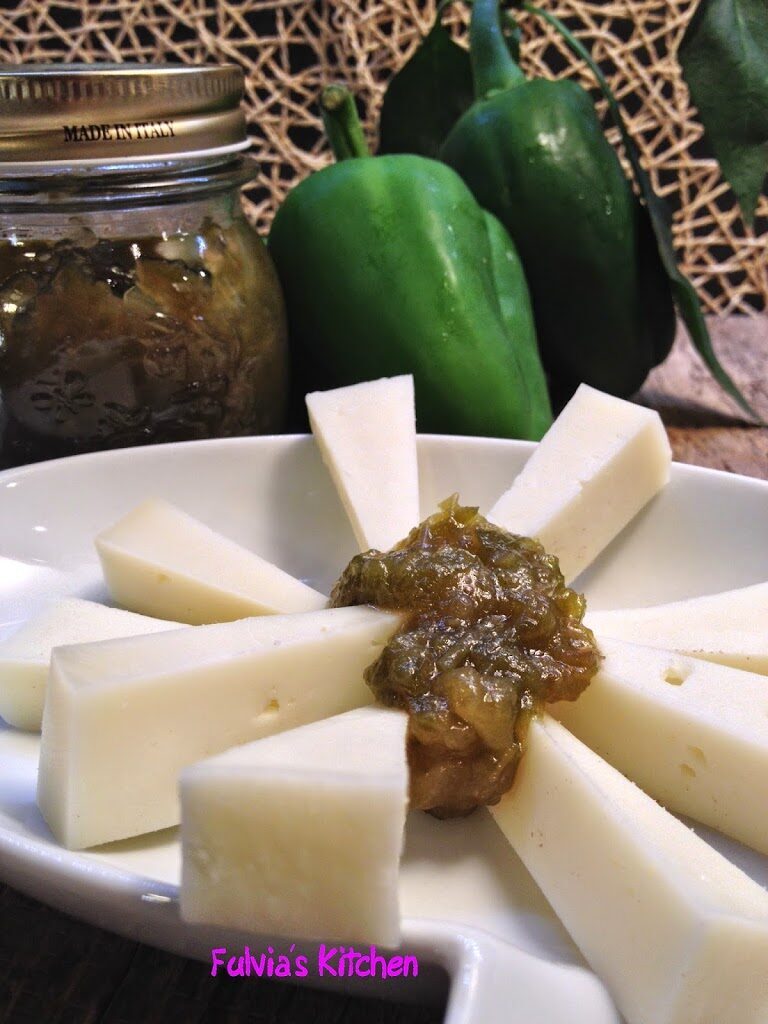 Chutney di peperoni verdi e cipolle