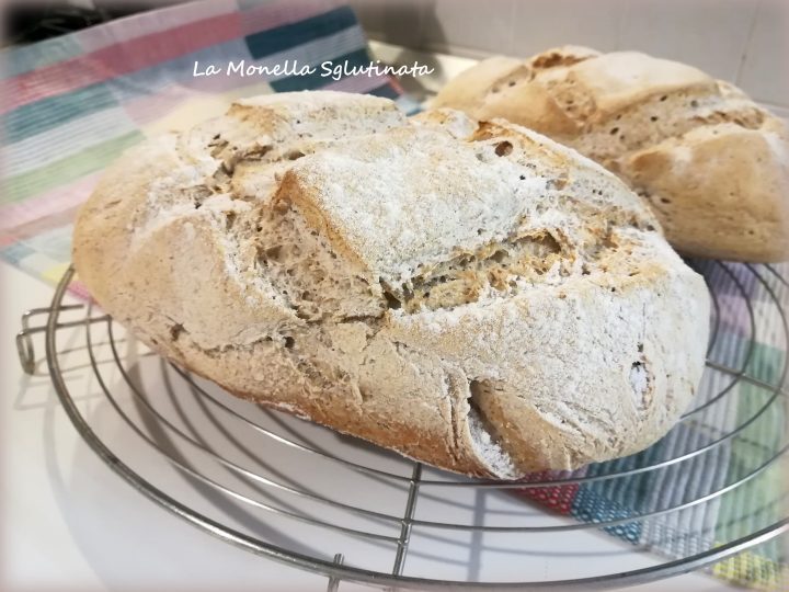 Ciabattine con farina di saraceno e riso