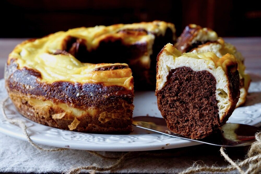 Ciambella abbraccio cioccolato e ricotta