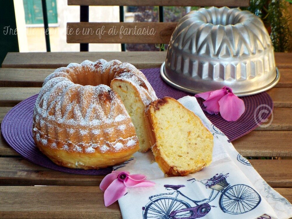 Ciambella agli agrumi e amarene