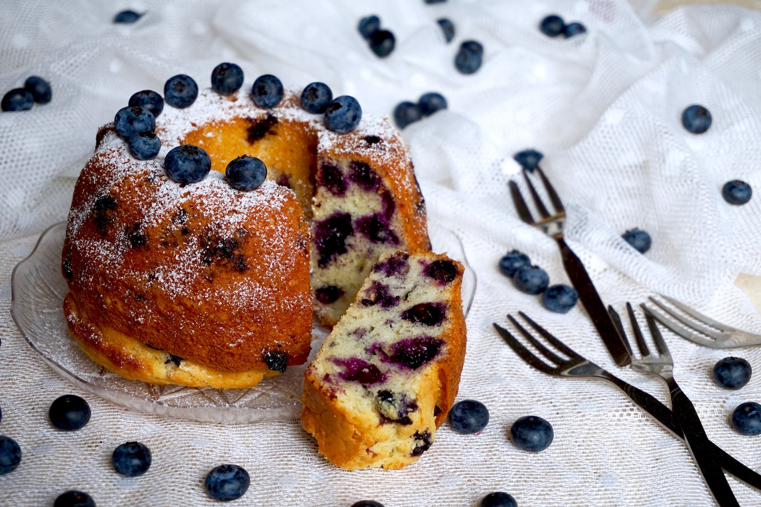 Ciambella ai Mirtilli