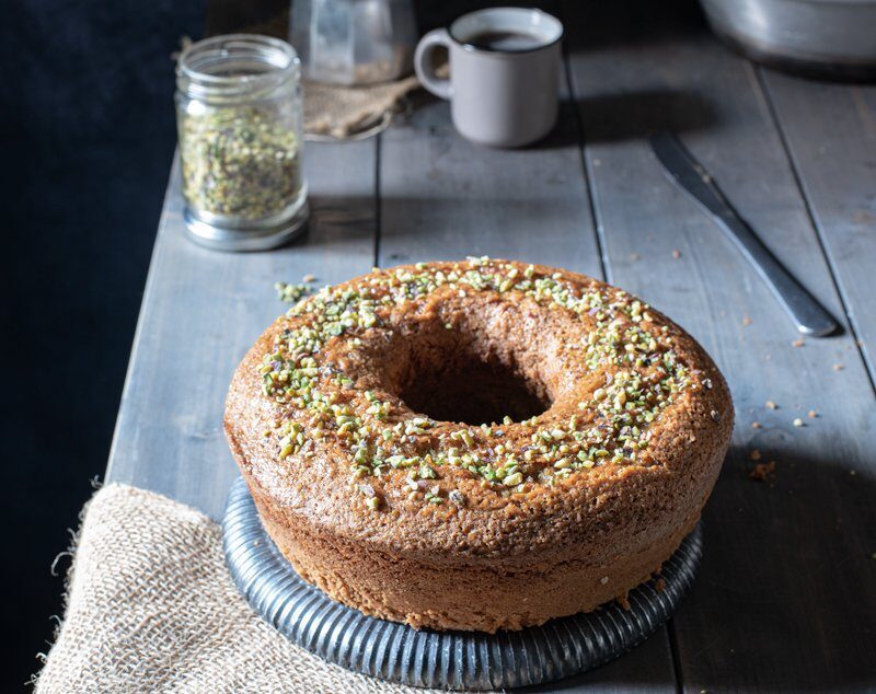Ciambella ai pistacchi di bronte
