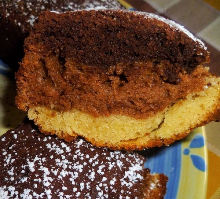 Ciambella ai tre cioccolati