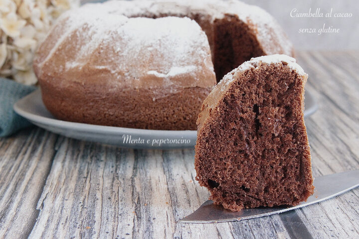 Ciambella al cacao senza glutine