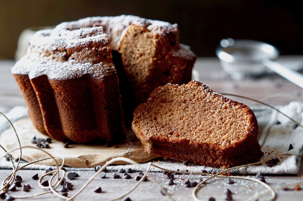 Ciambella al cioccolato al latte
