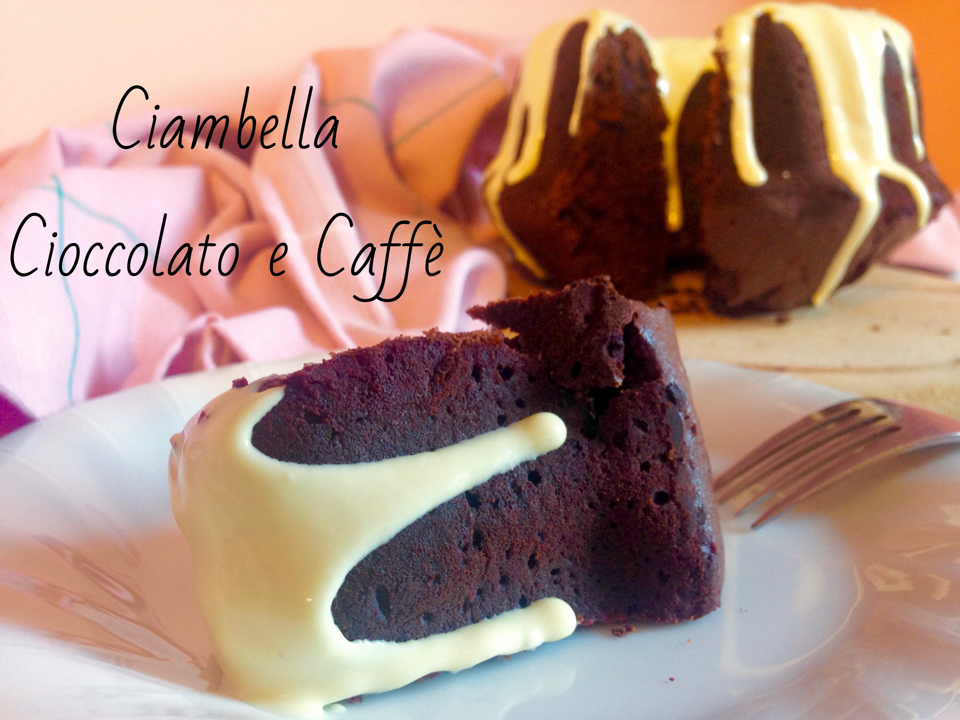Ciambella al cioccolato e caffè