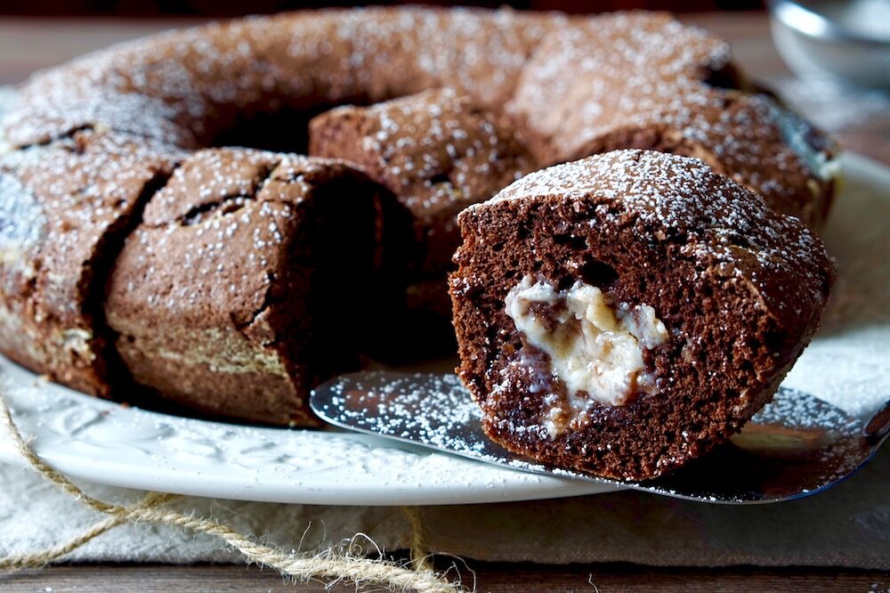 Ciambella al cioccolato e mascarpone