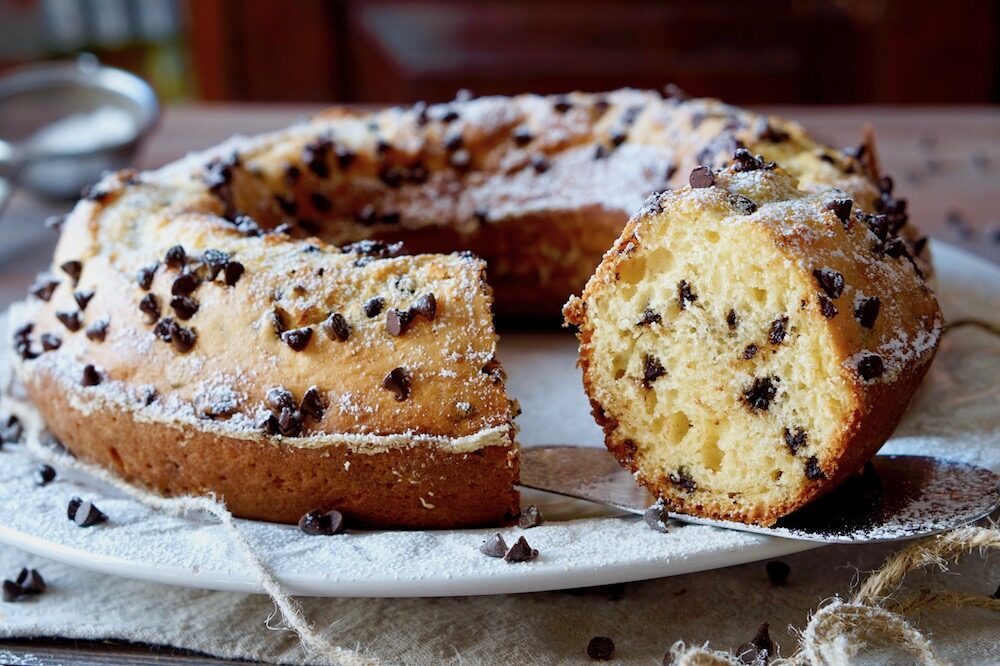 Ciambella al cioccolato e ricotta