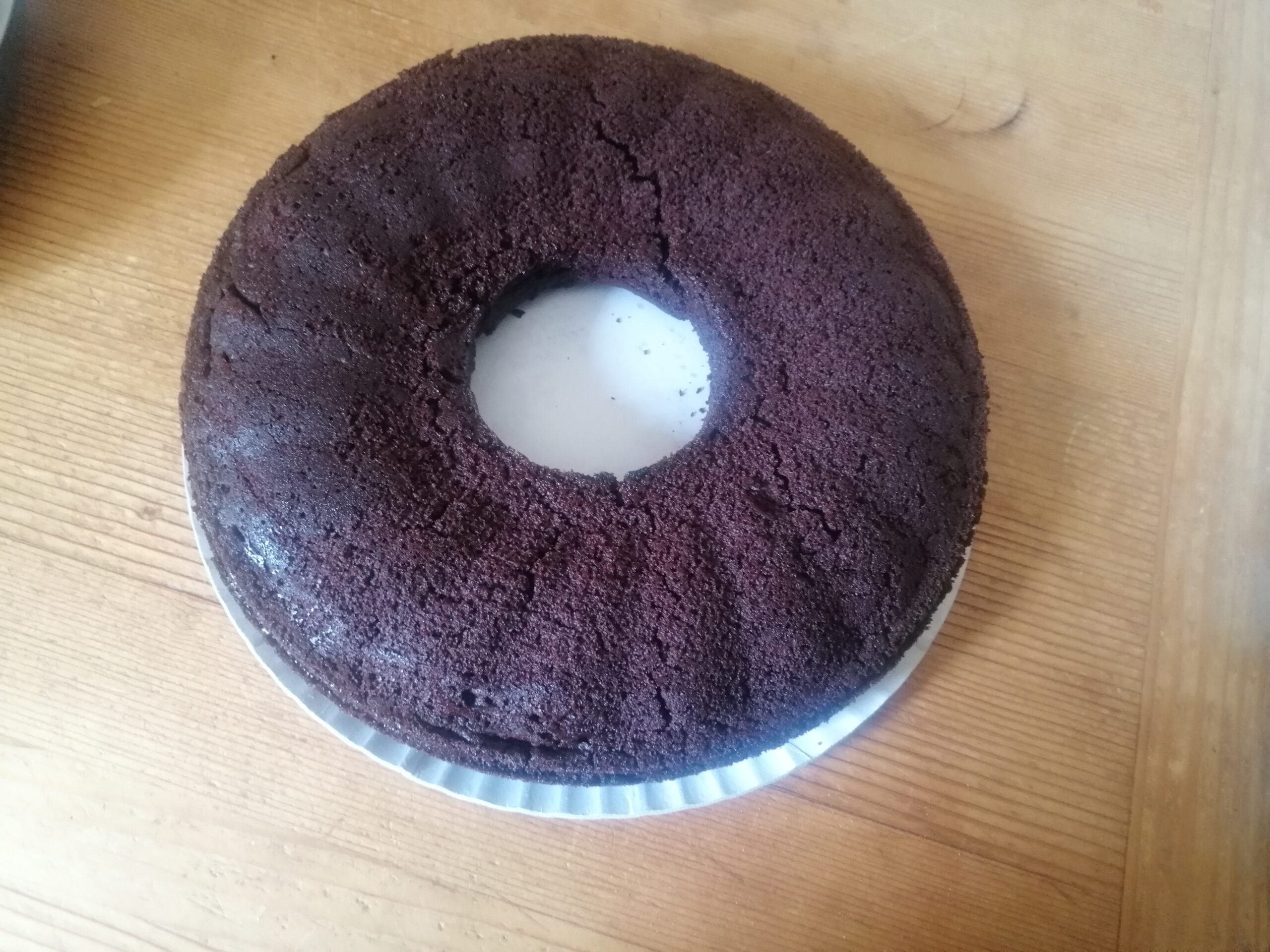 Ciambella al cioccolato senza uova