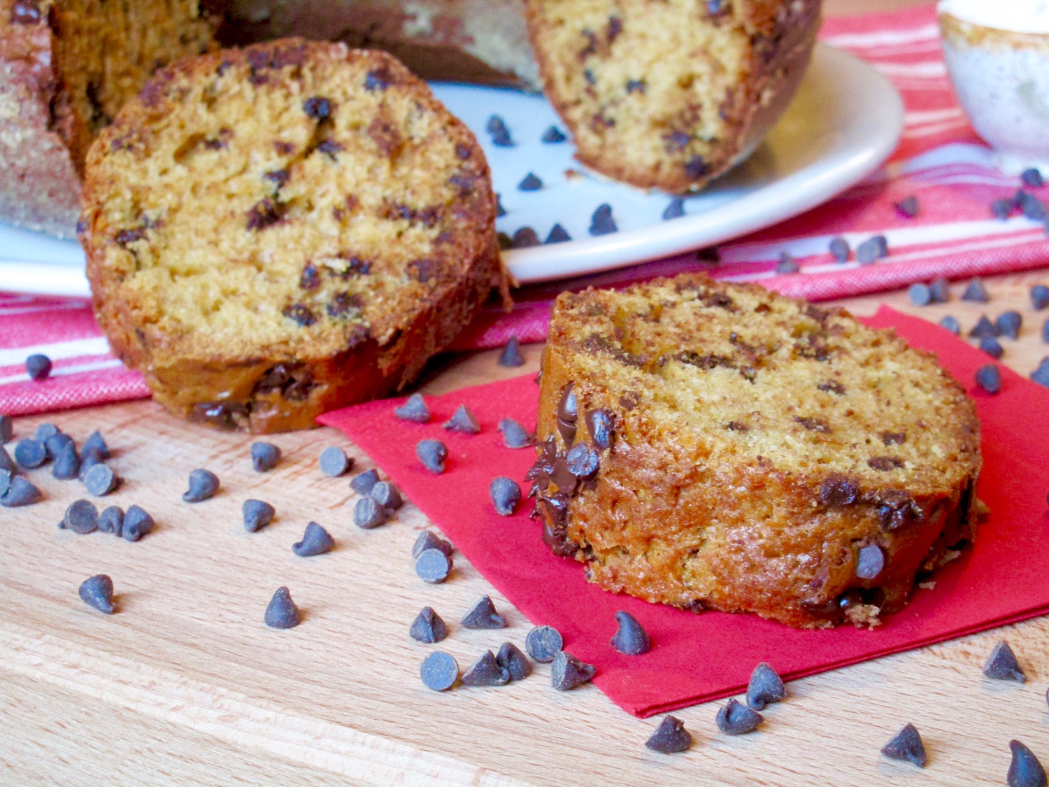 Ciambella al Farro con Gocce di Cioccolato