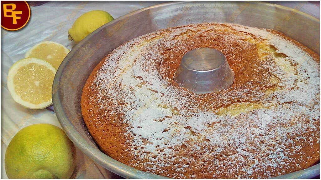 Ciambella al limone 12 cucchiai