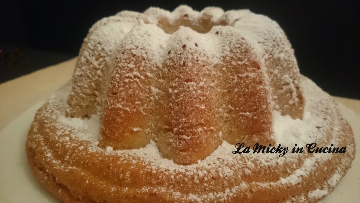 Ciambella al limone di soli albumi