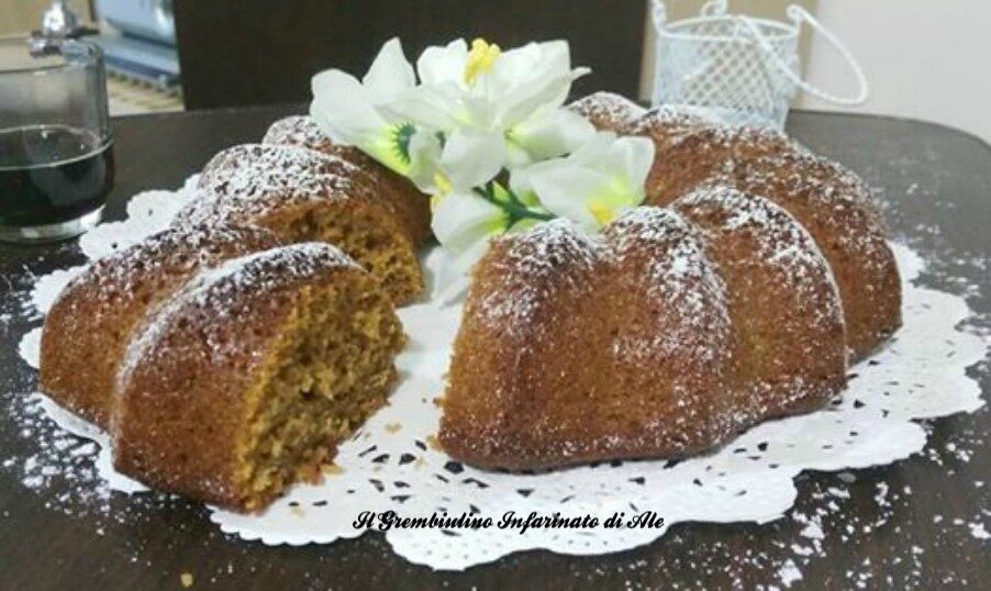 Ciambella al semolino con yogurt e caffè